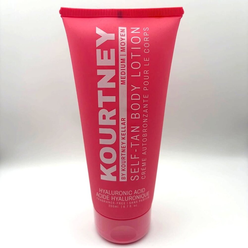 NEW Self Tan Body Lotion Fragrance Free Tanning Medium Vegan Kourtney Kellar